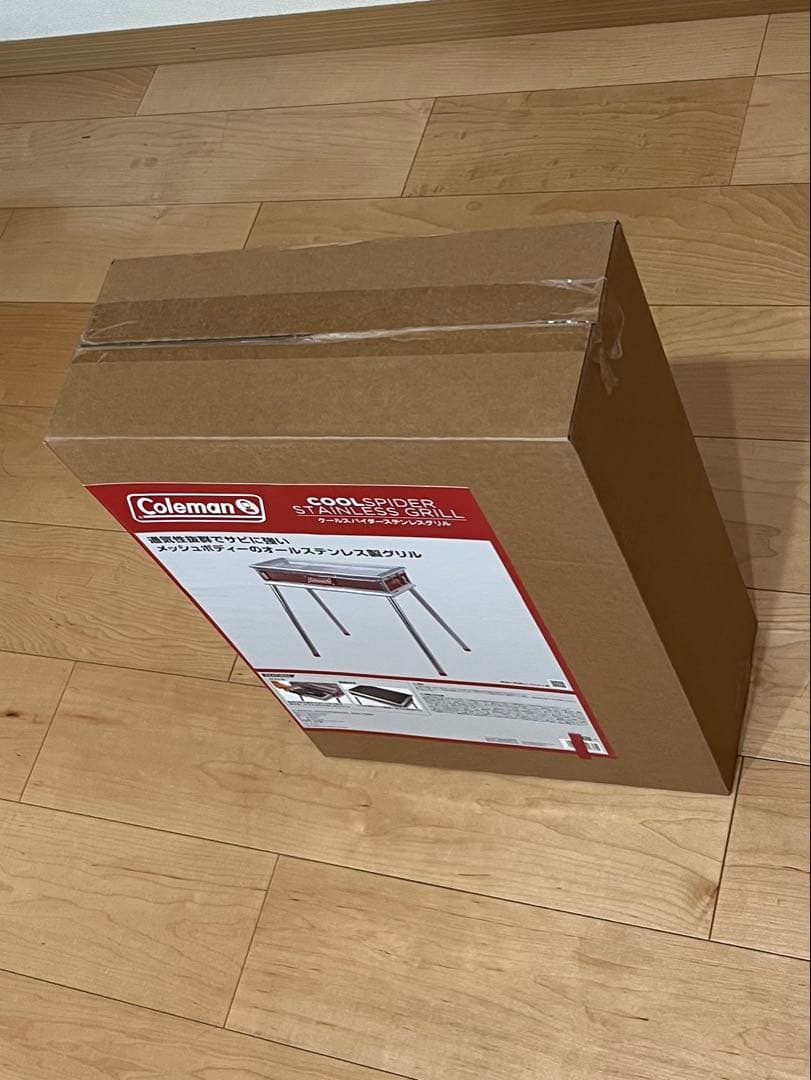 Coleman クールスパイダーステンレスグリル（レッド）　新品未開封