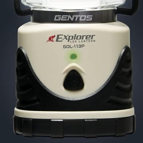 廃版　間接光で和蝋燭のような揺らぐ暖色光ランタン　GENTOS　SOL-113P