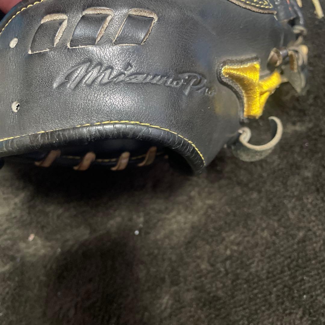 Mizuno プロモデル 硬式野球グローブ 黒