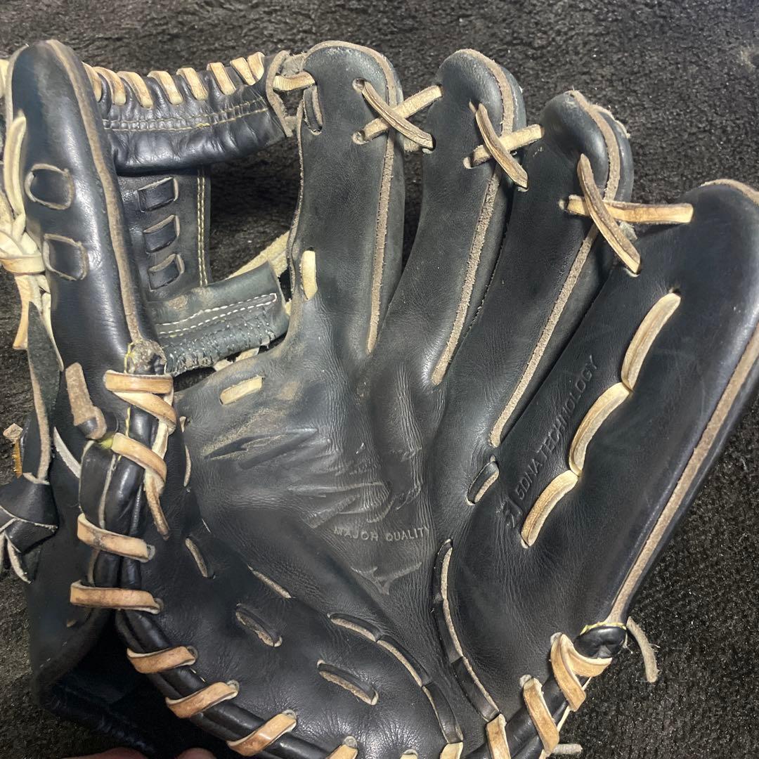 Mizuno プロモデル 硬式野球グローブ 黒