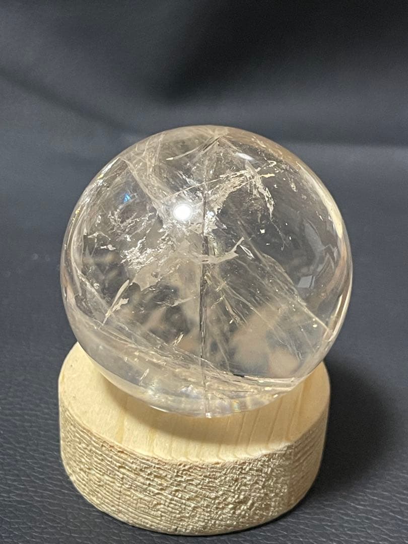水晶　虹入り　スフィア　53mm