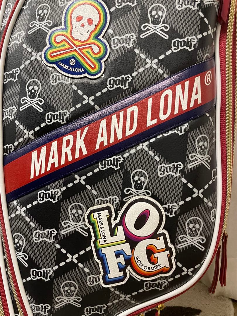 極美品MARK&LONA完売品　早い物勝ち⭐︎希少⭐︎モノグラム　ネームプレート付き