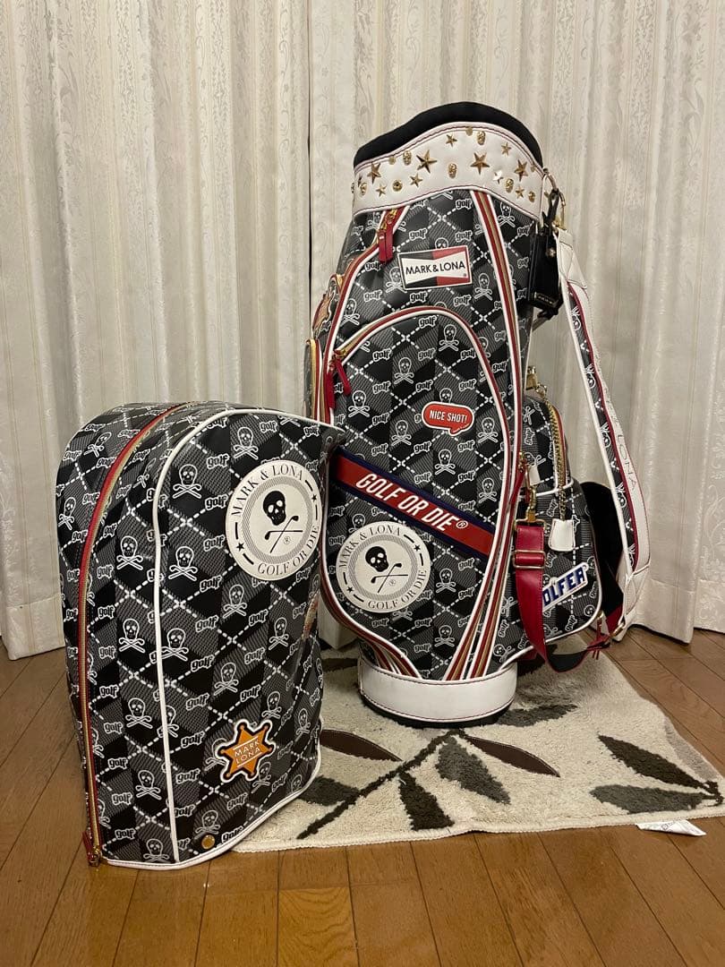 極美品MARK&LONA完売品　早い物勝ち⭐︎希少⭐︎モノグラム　ネームプレート付き