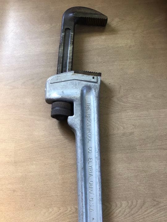 ミホ様♪ RIDGID(リジッド) パイプレンチ 848 アルミ 1200㎜
