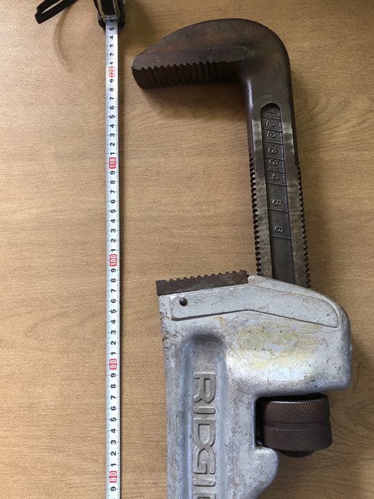 ミホ様♪ RIDGID(リジッド) パイプレンチ 848 アルミ 1200㎜