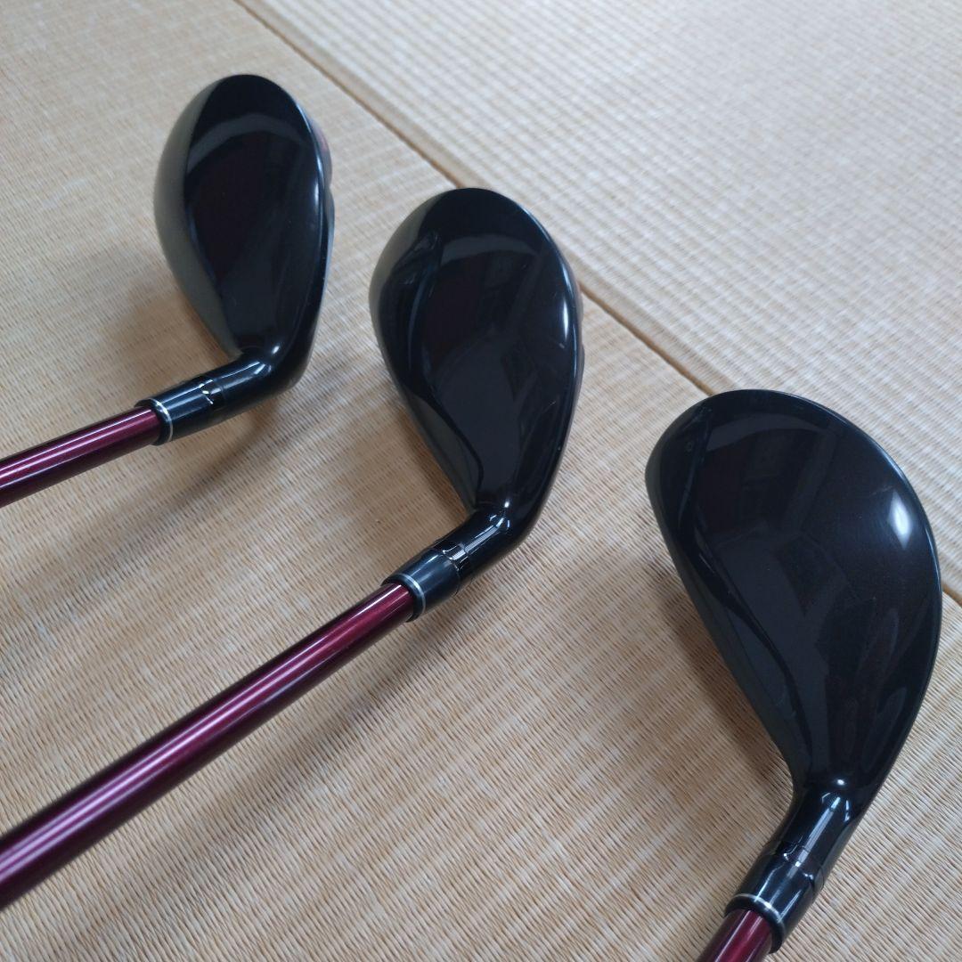 PRGR RS RED ユ−ティリティクラブ３本セット　2019年