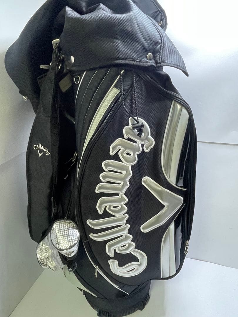 キャロウェイ Callaway キャディバッグ ブラック メンズ 5分割デカロゴ