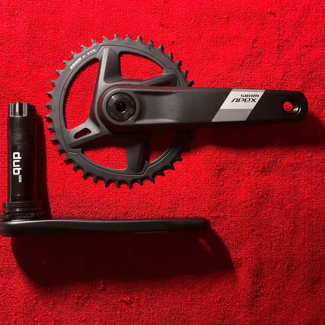 SRAM Apex Dub 12S wide クランクセット
