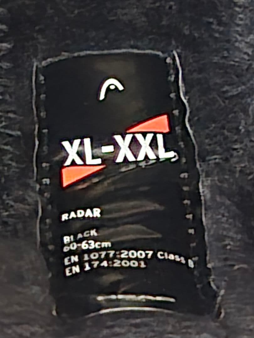 HEAD RADER マットブラック XLサイズ