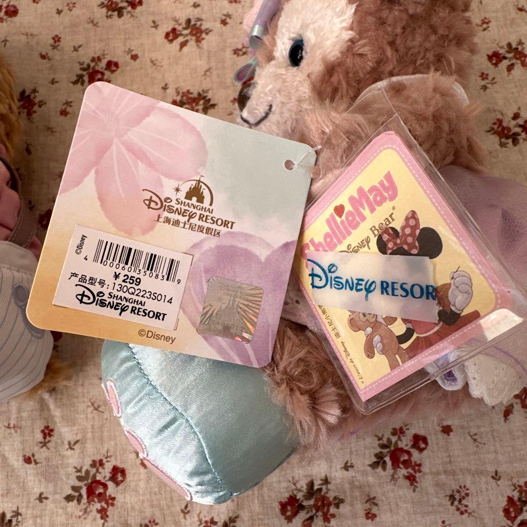 上海ディズニー❤️春日　ダッフィーシェリーメイぬいぐるみssセット