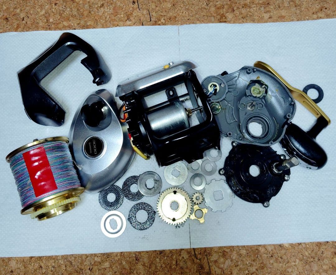 シマノ 電動リール 電動丸 15プレミオ3000 オーバーホールメンテナンス済み