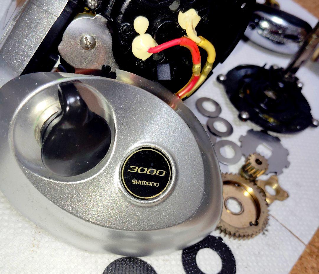 シマノ 電動リール 電動丸 15プレミオ3000 オーバーホールメンテナンス済み
