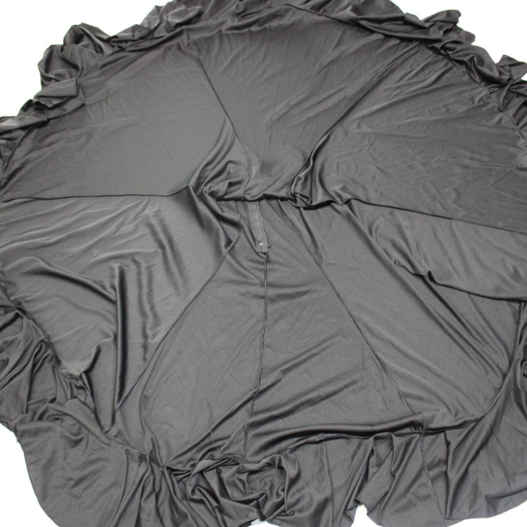 【美品 フラメンコ衣装】ブラック menkes ファルダ スカート 黒 ボランテ