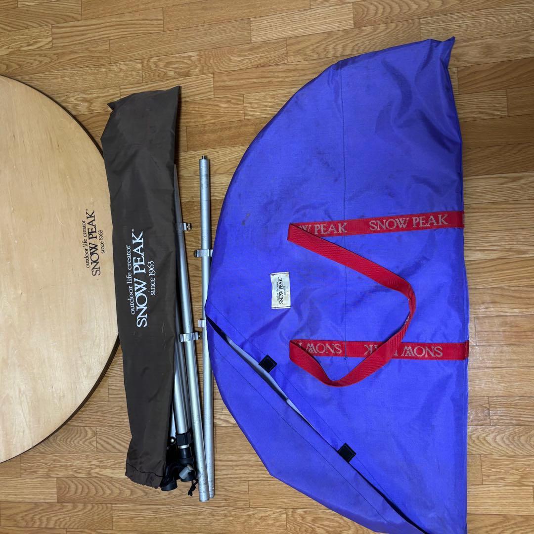 noboru PEAK ローテーブルラウンド　収納袋付き