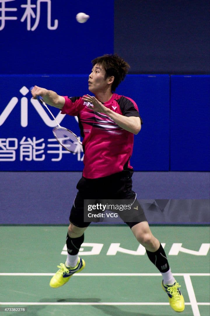 VICTOR韓国代表徐承宰選手着用モデル バドミントンシャツ トナミ実業団NTT