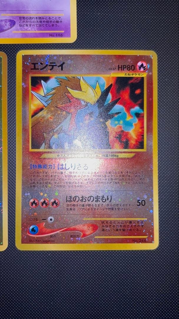 旧裏　極美品　ブラッキー　プレミアムファイル2 PROMO ピチュー　エンテイ