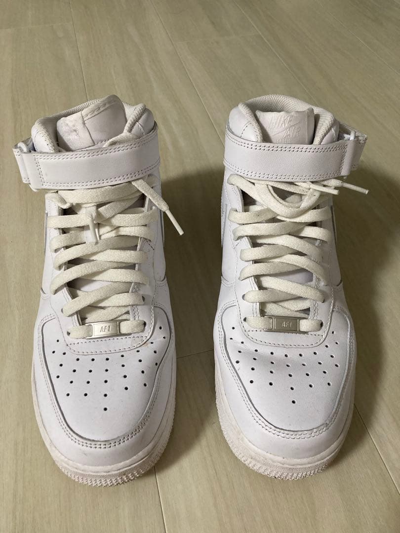 NIKE AIR FORCE 1 MID 白色 ミッドカット 27cm 正規品