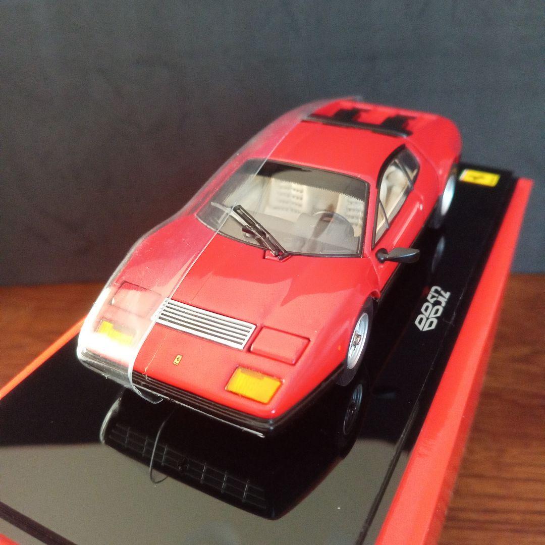 ミニカー京商　フェラーリ512BB　レッド 　ベージュインテリア　1/43