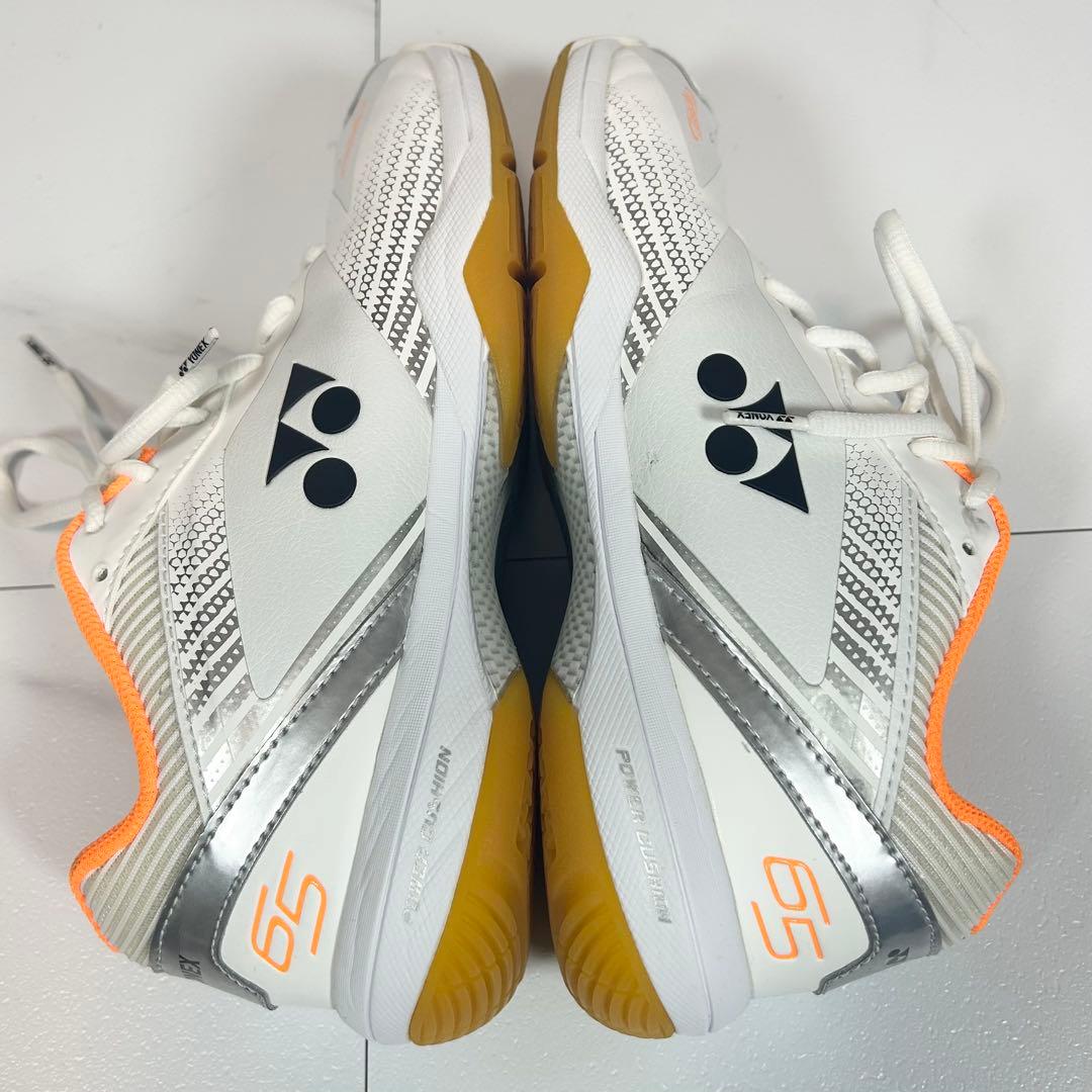 美品❗️YONEX SHB65Z3W パワークッション65Z バドミントンシューズ
