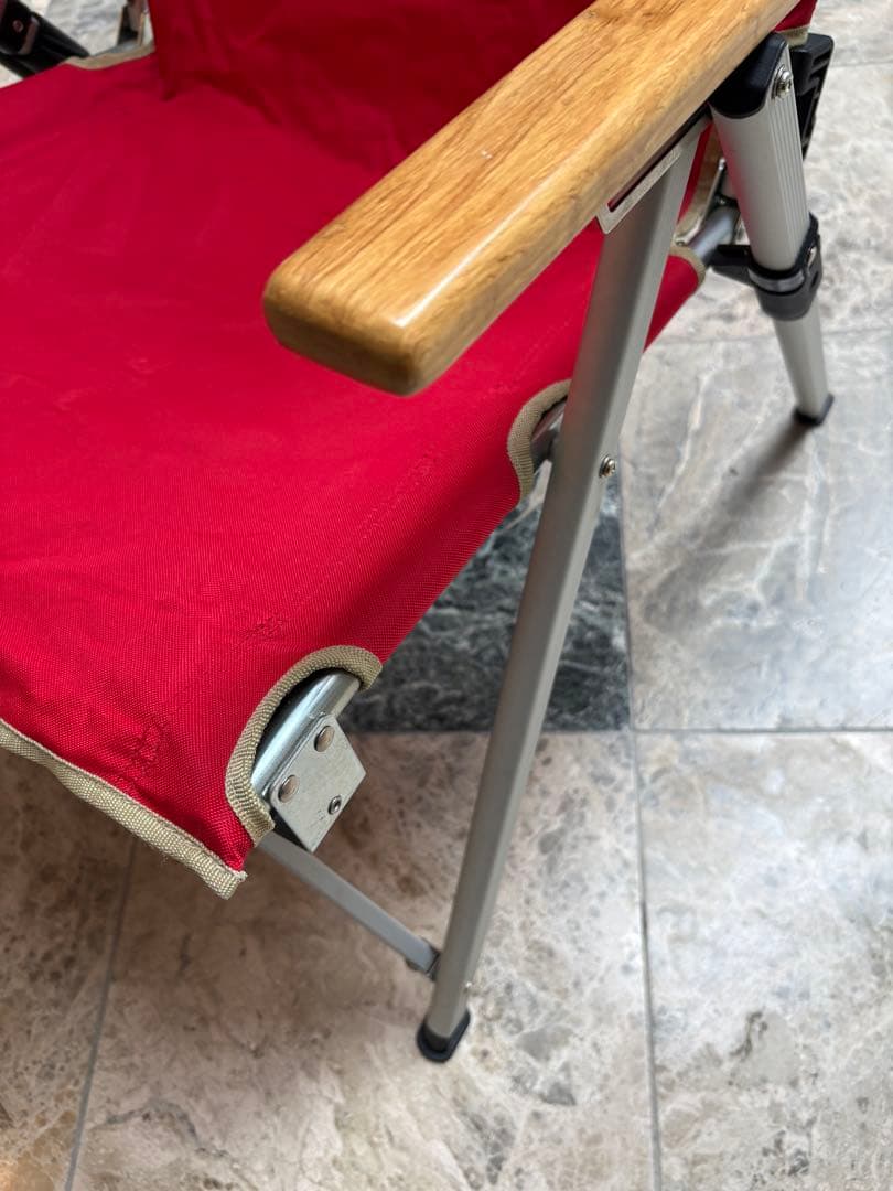 コールマン レイチェア 赤　2脚セット