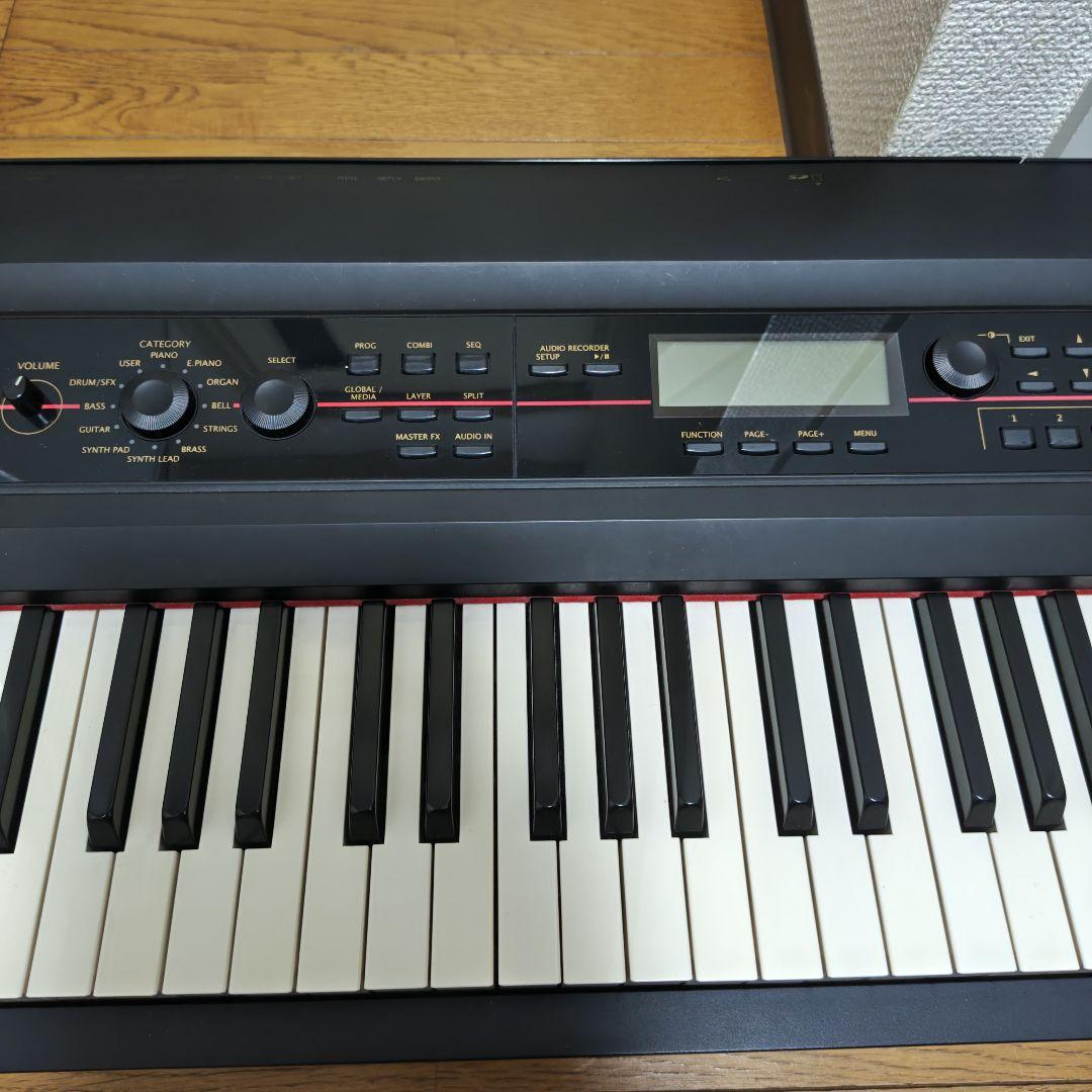 YAMAHA MX61 シンセサイザー 61鍵 動作良好 スタンド付 付属品多数