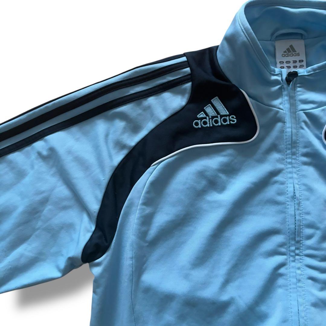 adidas アルゼンチン代表 トラックジャケット L 水色×紺 代表ジャージ