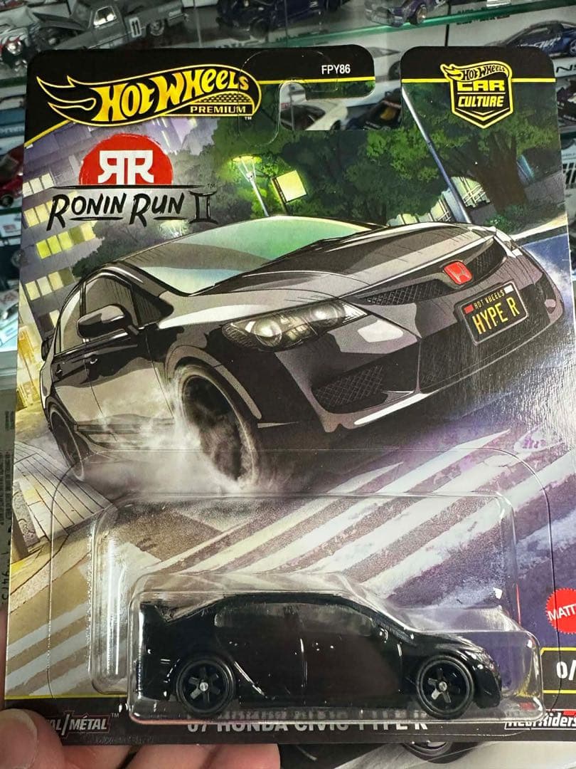 2品セットチェイス日産GT-R R34 ホイールエラー品とシビック07 タイプR
