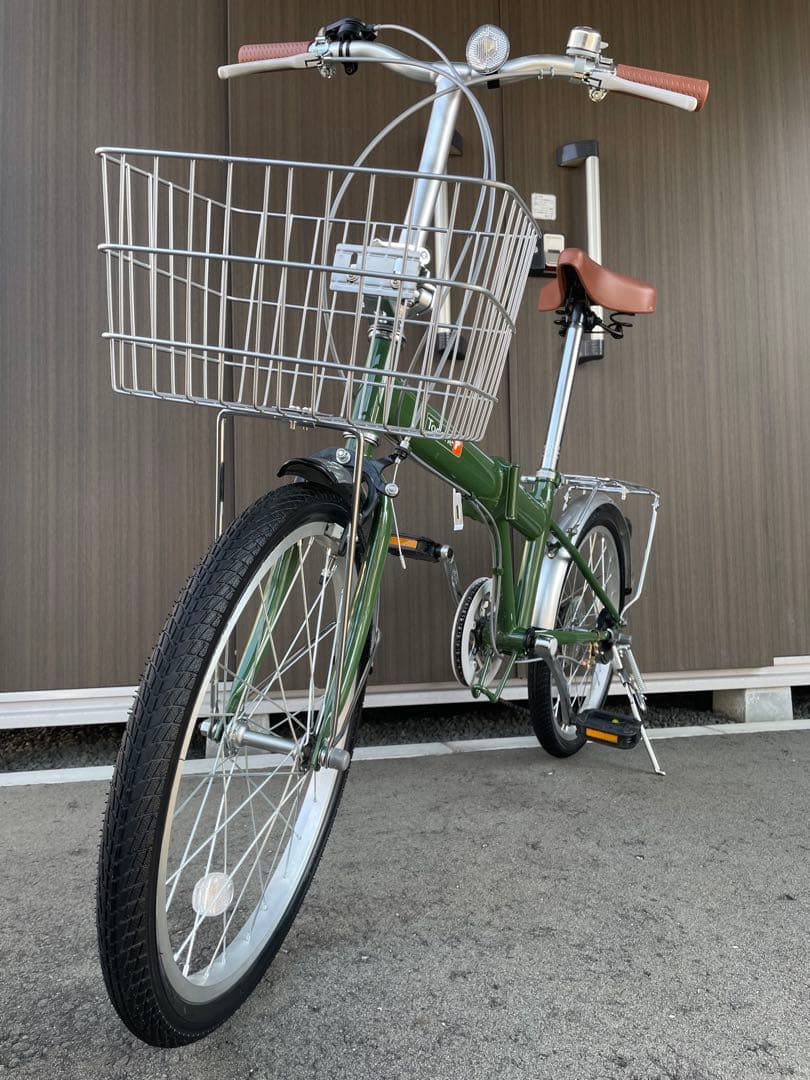 美品 持ち運びラクラク Topone 折りたたみ自転車 20インチ 6段変速付き