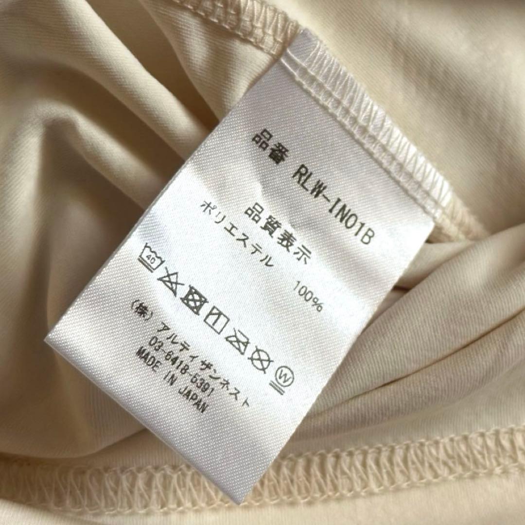 新品タグ付✨レザレクション ロゴ 半袖シャツ 定価1.9万 モックネック ゴルフ