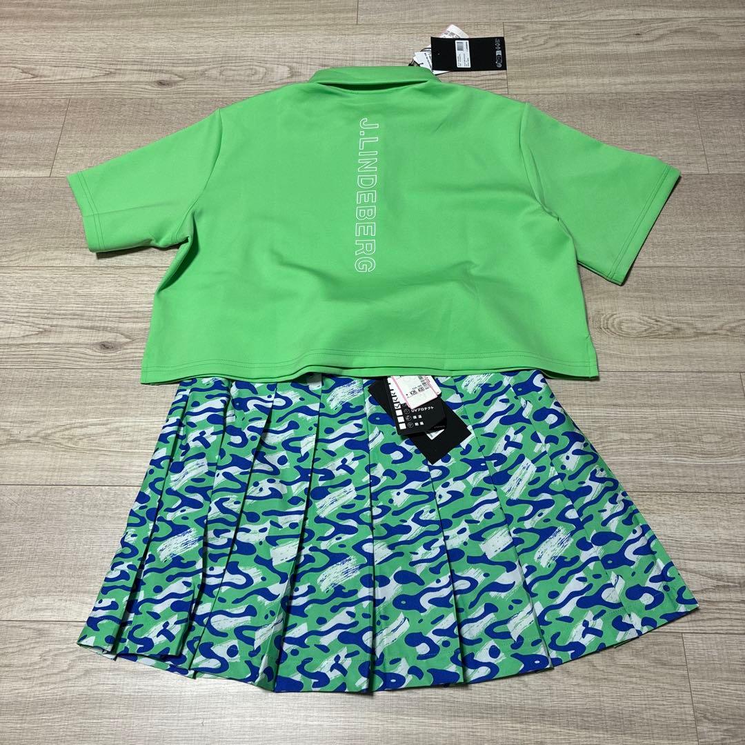 未使用 jリンドバーグ ゴルフ iris cropped ポロシャツスカート M