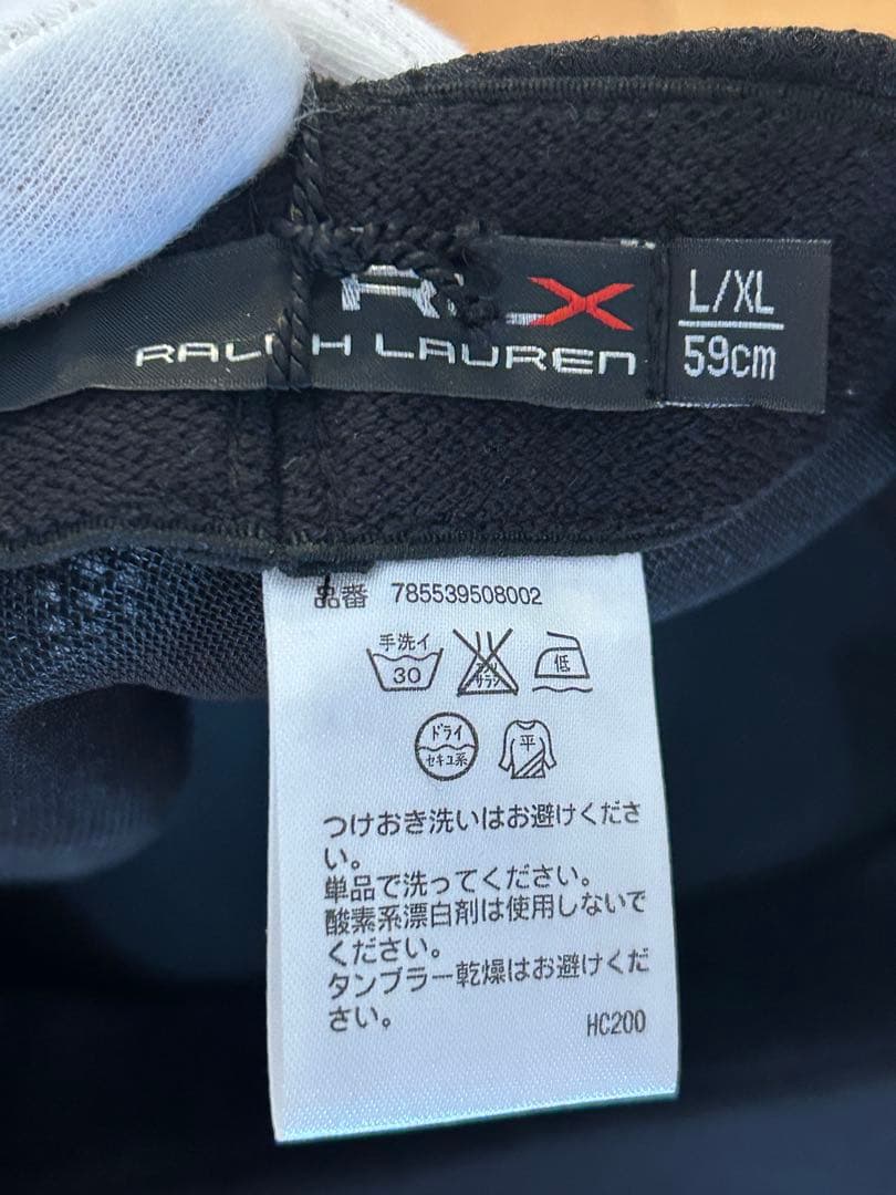 POLO RALPH LAUREN RLX 迷彩柄 ブルー系 ゴルフ キャップ
