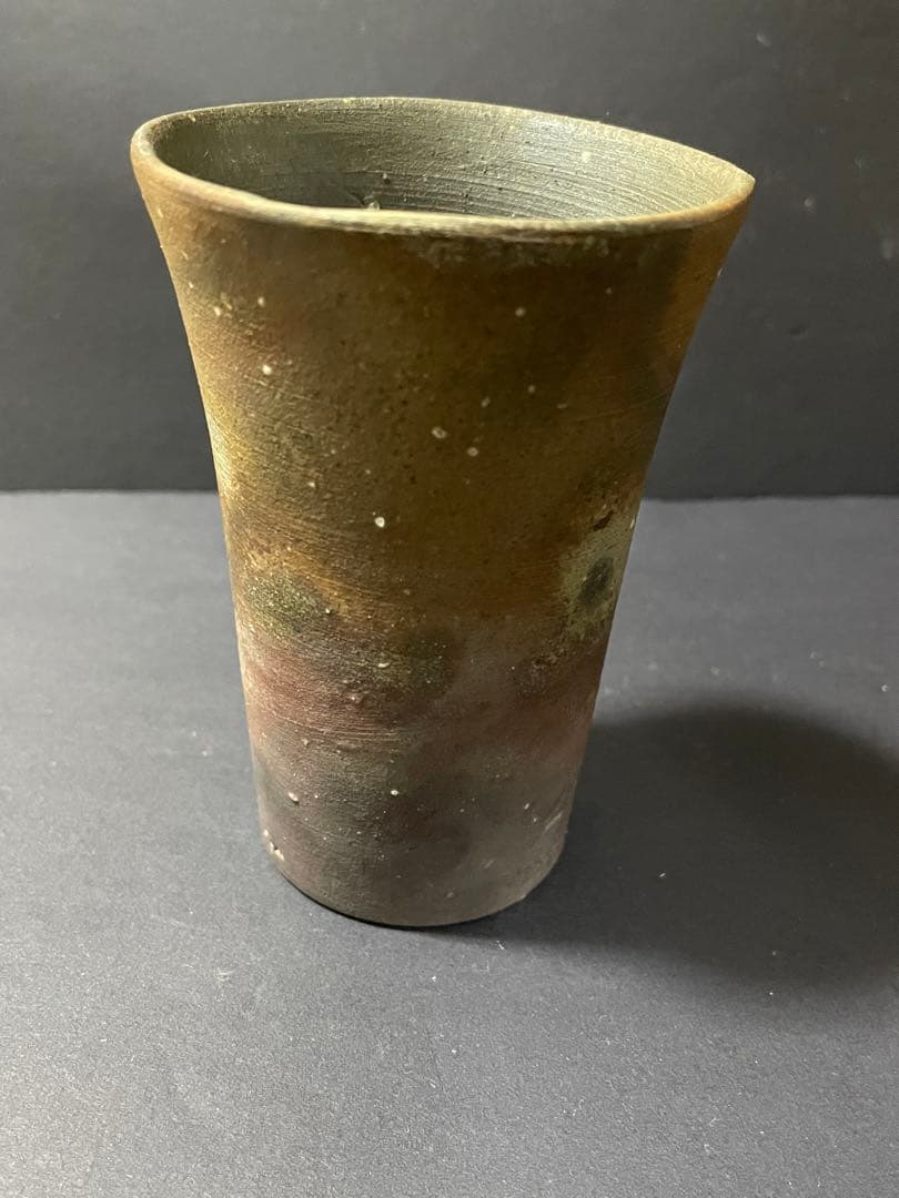 美品　備前焼　鈴木常喜 作　酒器セット　ぐい呑・徳利・湯呑み・お猪口　銘あり