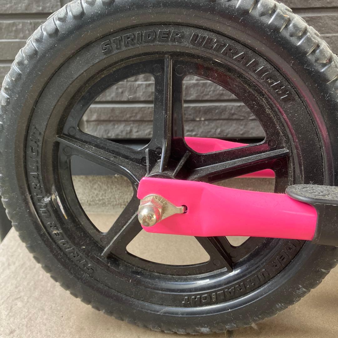 STRIDER ストライダー 12 SPORT ピンク プロテクター付き
