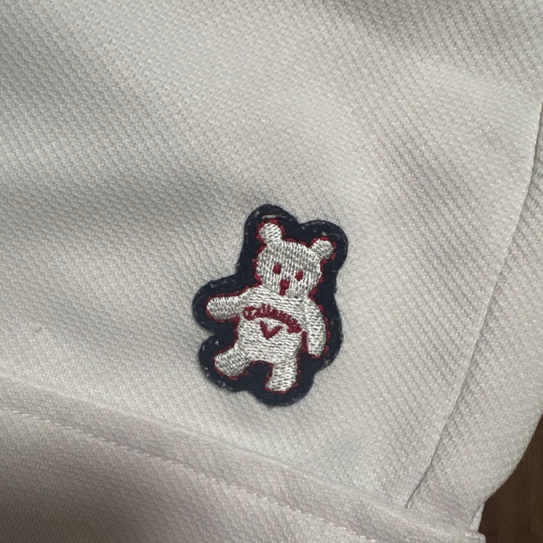 ホワイトショートパンツ 星型刺繍 クマ
