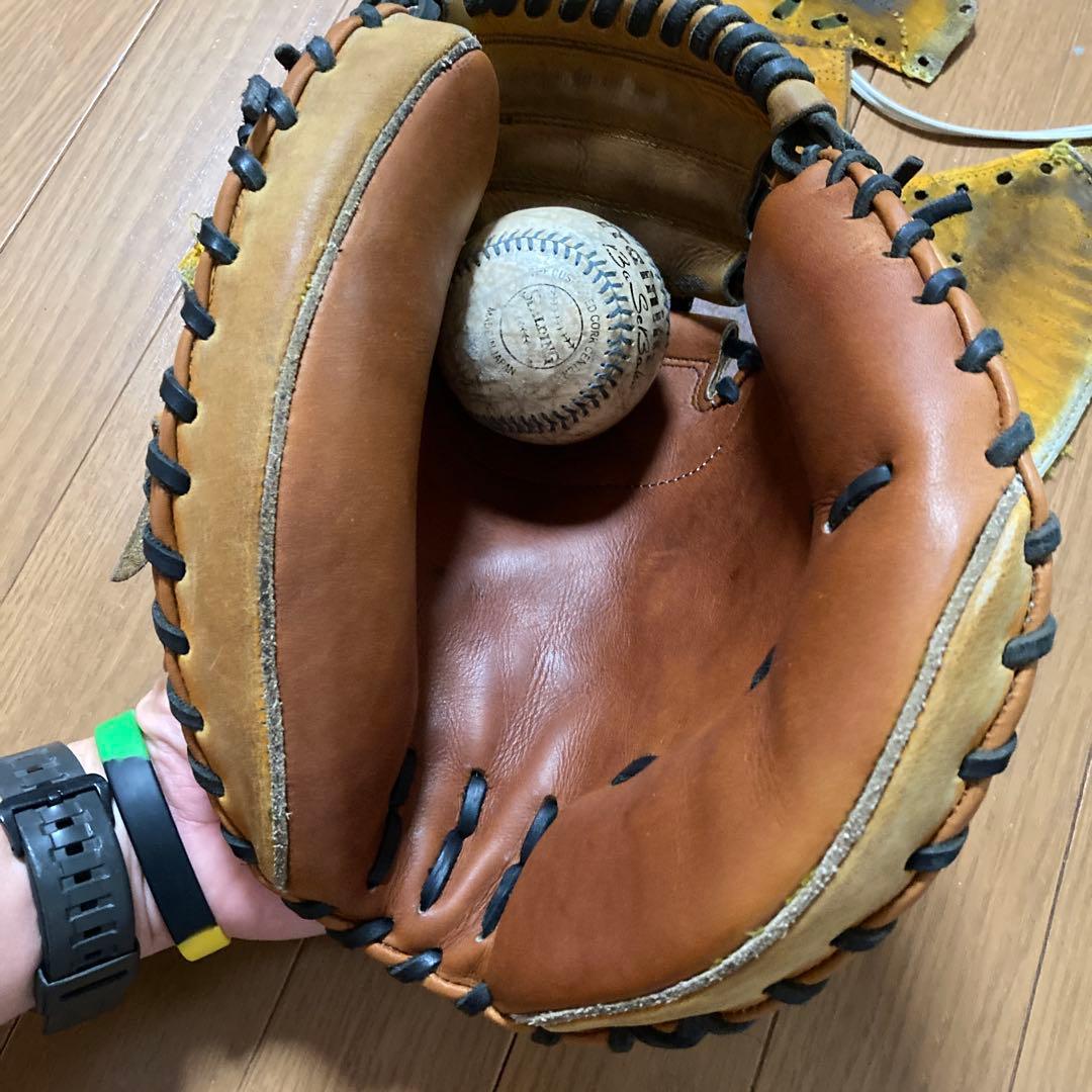 と*る様 硬式キャッチャーミット　ハタケヤマ