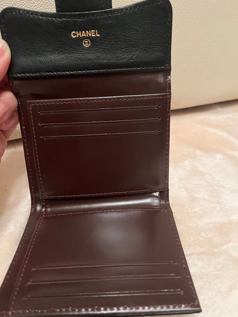 CHANEL シャネルマトラッセ三つ折り財布ノベルティ
