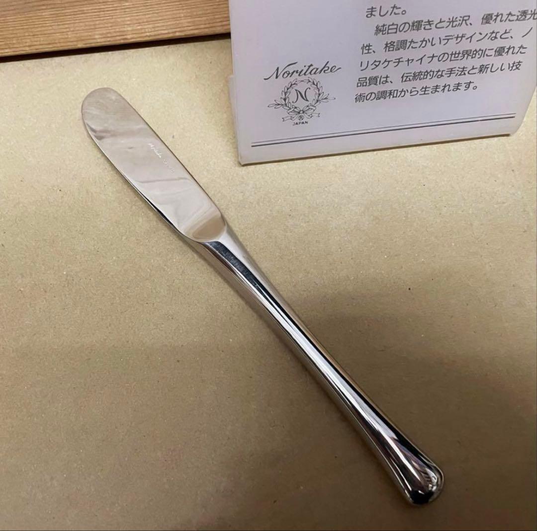 未使用/特価❕ノリタケ/エモーション型/デザートナイフ/5本組　テーブルナイフ
