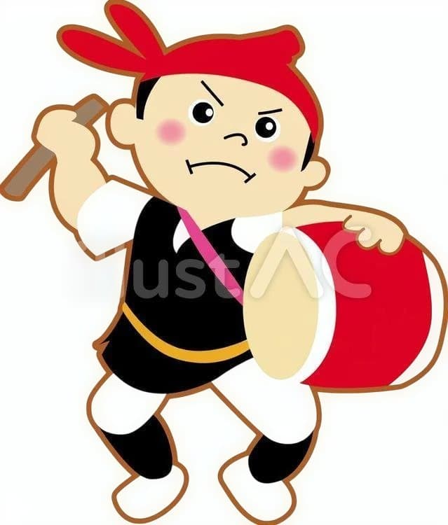 ☆新品未使用(送料無料)39.780円 エイサー大太鼓44cm*48cmバチ付