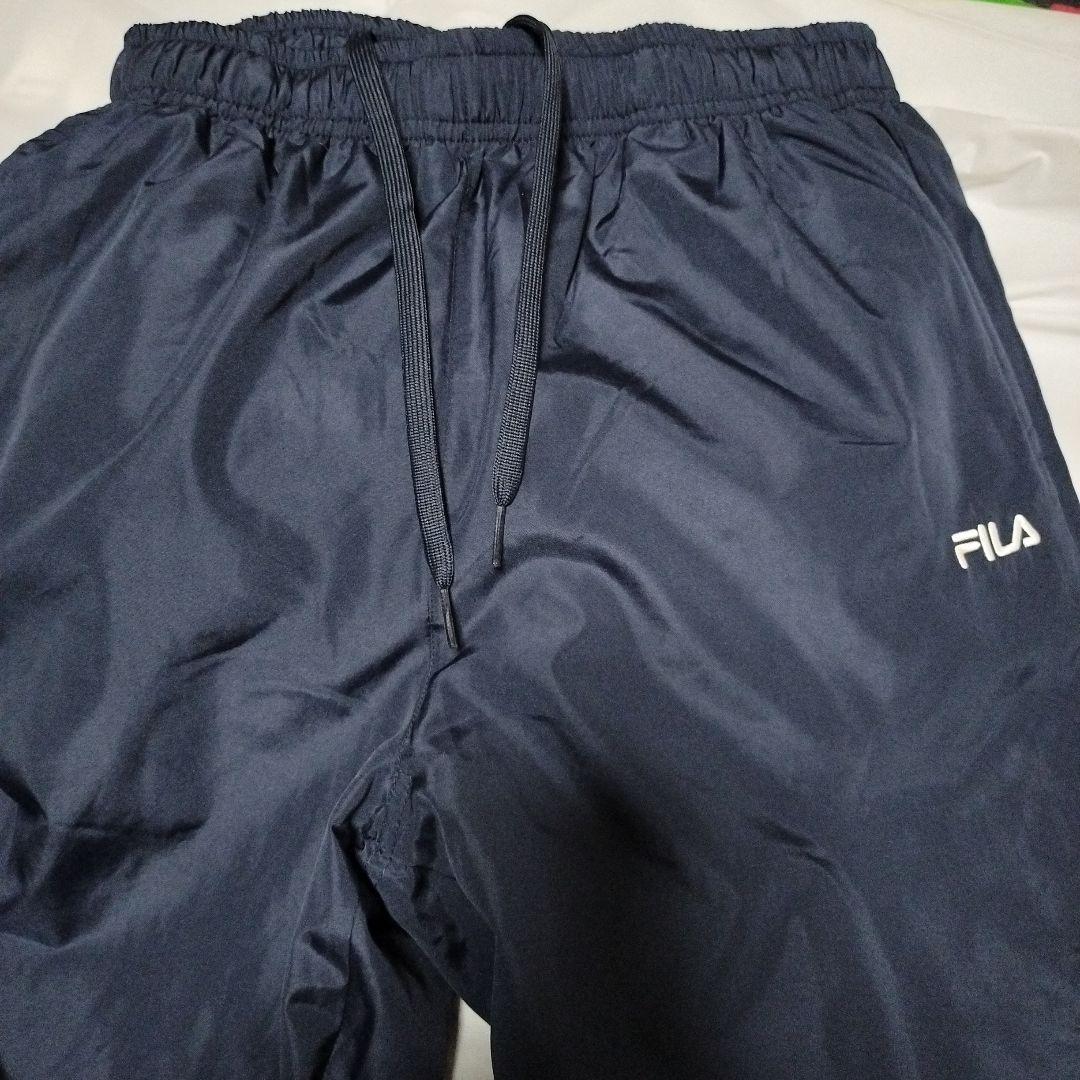 新品　FILA　ウインドブレーカー　上下　セットアップ　Mサイズ　ネイビー