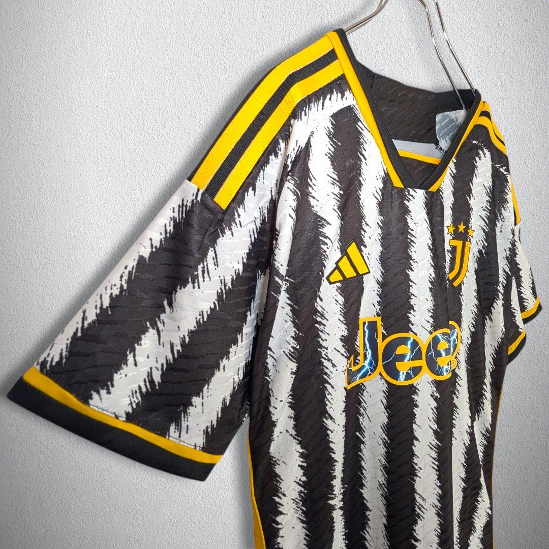 古着 サッカー ゲームシャツ ユベントス 23-24モデル メンズ Lサイズ