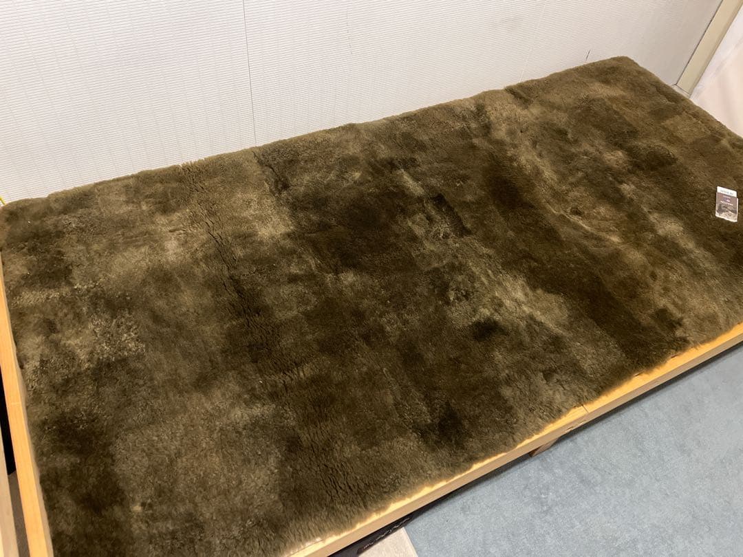 【新品未使用】ムートンシーツ シングル 95cm×200cm スプリングラム
