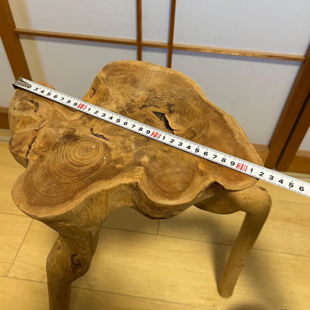 無垢材　スツール