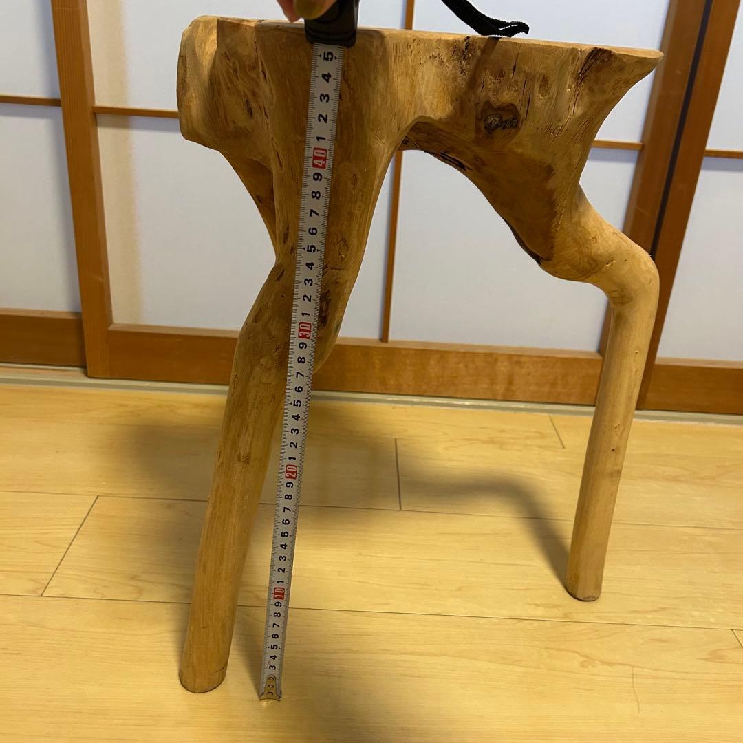 無垢材　スツール