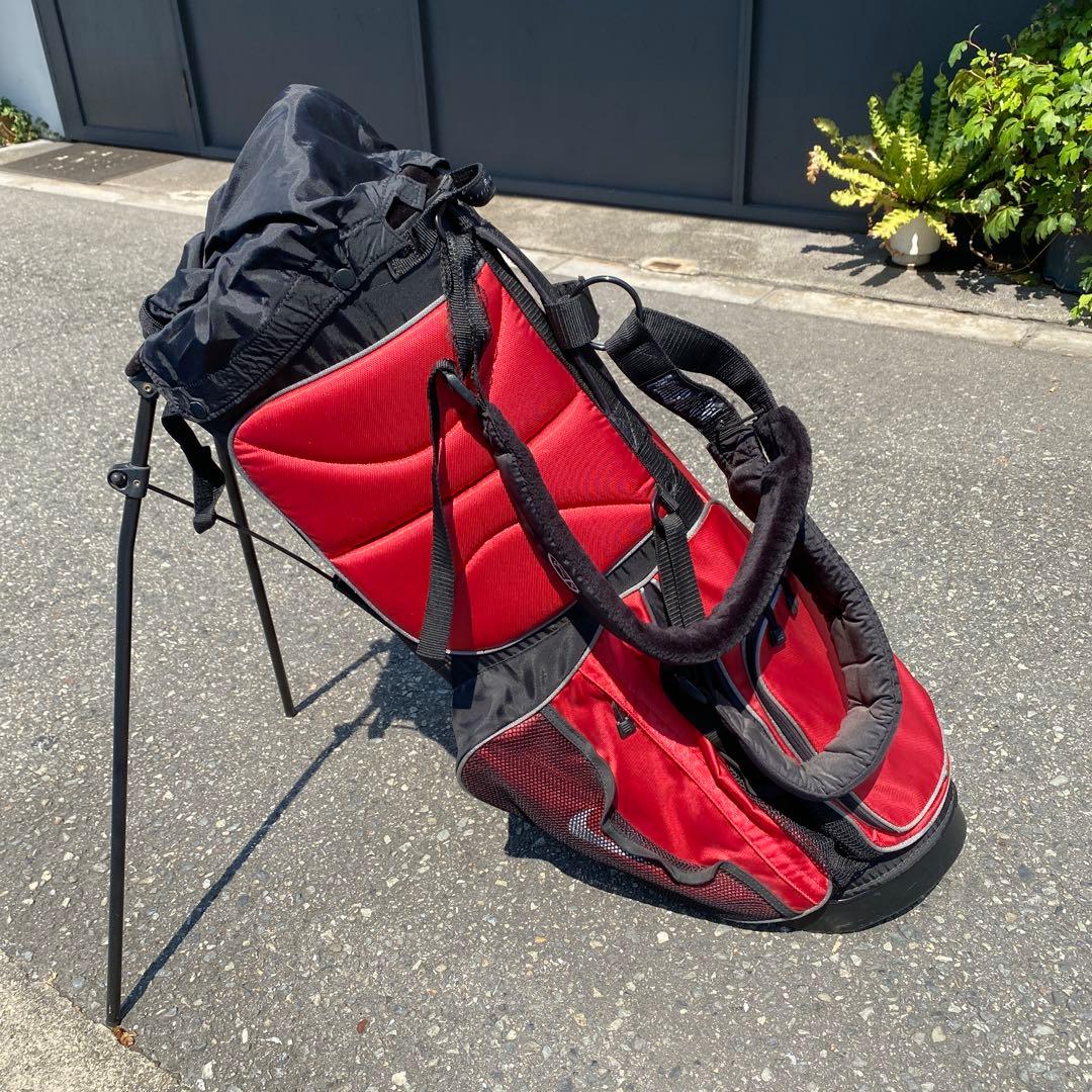 NIKE ナイキ ゴルフ キャディバッグ スタンド式　レッド