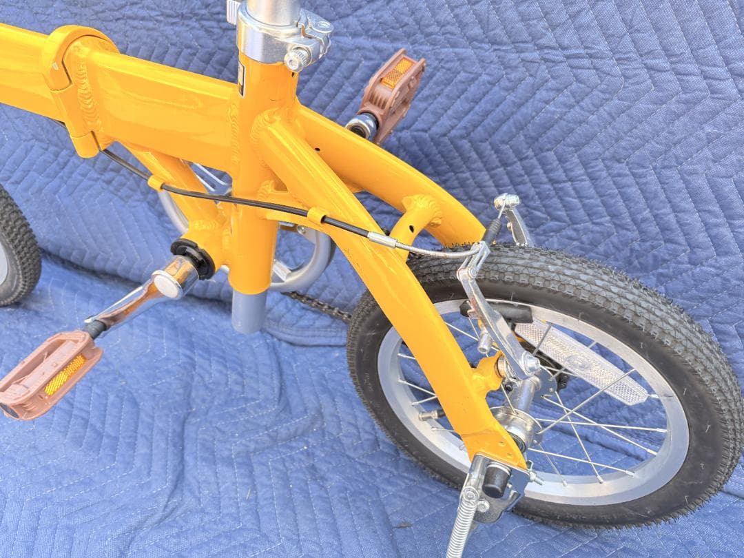 Leggero レジェロ 折りたたみ自転車 ミニベロ イエロー 小径車