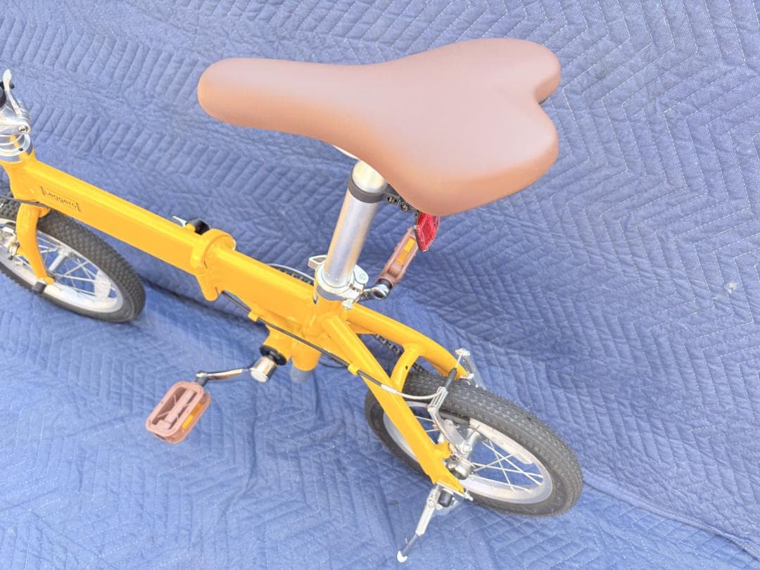 Leggero レジェロ 折りたたみ自転車 ミニベロ イエロー 小径車