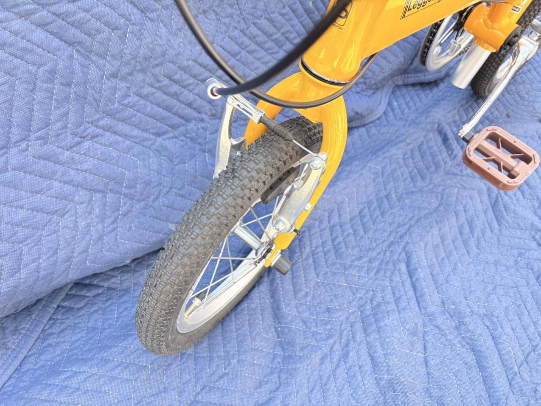 Leggero レジェロ 折りたたみ自転車 ミニベロ イエロー 小径車