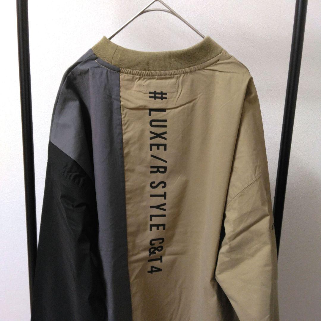 [サンプルSALE /D381 ] LUXE/R ナイロン布帛プルオーバー
