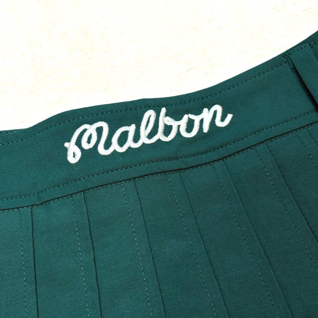 未使用品　Malbon Golf プリーツスカート　グリーン　Lサイズ