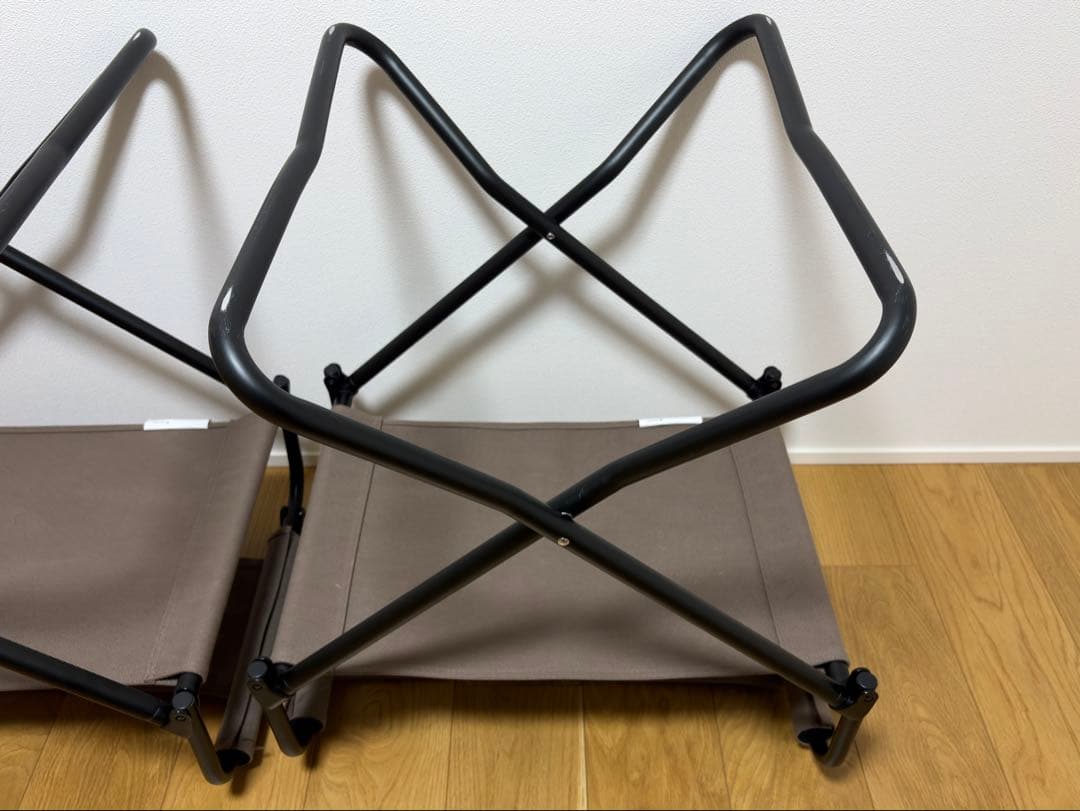 スノーピーク　FDチェアワイド グレー LV-077GY　2脚セット　①